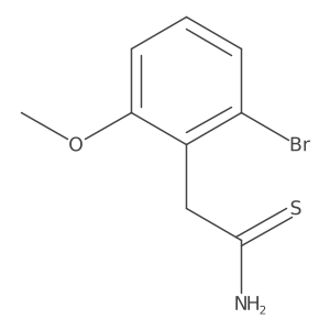 2-(2-Bromo-6-methoxyphenyl)ethanethioamide Structure