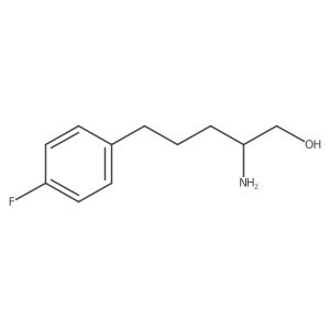 2-Amino-5-(4-fluorophenyl)pentan-1-ol结构式