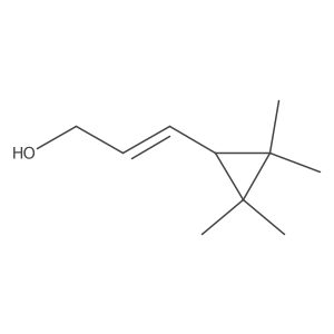 3-(2,2,3,3-Tetramethylcyclopropyl)prop-2-en-1-ol Structure