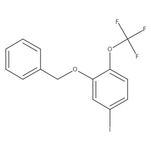 2-(Benzyloxy)-4-iodo-1-(trifluoromethoxy)benzene结构式