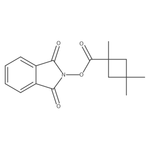 1,3-dioxo-2,3-dihydro-1H-isoindol-2-yl 1,3,3-trimethylcyclobutane-1-carboxylate Structure