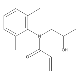 N-(2,6-Dimethylphenyl)-N-(2-hydroxypropyl)prop-2-enamide Structure