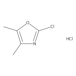 2-Chloro-4,5-dimethyl-1,3-oxazole;hydrochloride结构式