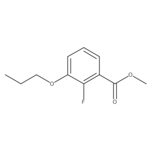 Methyl 2-fluoro-3-propoxybenzoate Structure