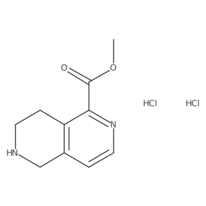 Methyl 5,6,7,8-tetrahydro-2,6-naphthyridine-1-carboxylate;dihydrochloride结构式