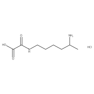 [(5-Aminohexyl)carbamoyl]formicacidhydrochloride Structure