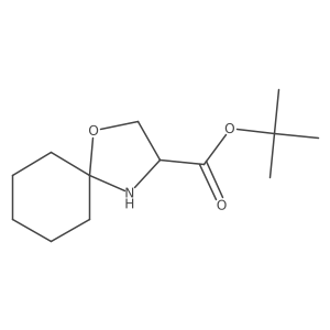 Tert-butyl 1-oxa-4-azaspiro[4.5]decane-3-carboxylate Structure