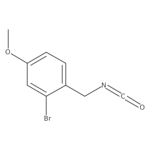 2-Bromo-1-(isocyanatomethyl)-4-methoxybenzene结构式