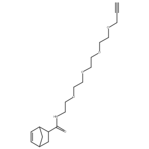 Norbornene-PEG4 Propargyl结构式