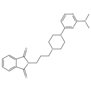 2-(3-{4-[2-(dimethylamino)pyrimidin-4-yl]piperazin-1-yl}propyl)-2,3-dihydro-1H-isoindole-1,3-dione结构式