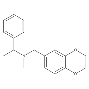 [(2,3-Dihydro-1,4-benzodioxin-6-yl)methyl](methyl)(1-phenylethyl)amine Structure