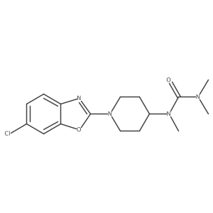 1-[1-(6-Chloro-1,3-benzoxazol-2-yl)piperidin-4-yl]-1,3,3-trimethylurea结构式