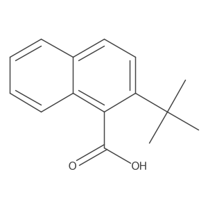 2-Tert-butylnaphthalene-1-carboxylic acid结构式
