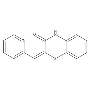 2-(2-Pyridinylmethylene)-2H-1,4-benzothiazin-3(4H)-one结构式