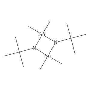 1,3,2,4-Diazadistannetane, 1,3-di(tert-butyl)-2,2,4,4-tetramethyl- Structure