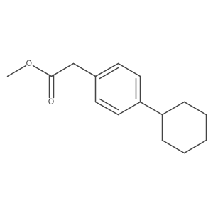Methyl 2-(4-cyclohexylphenyl)acetate Structure