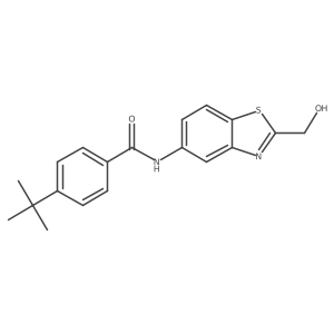 4-tert-Butyl-N-(2-hydroxymethyl-1,3-benzothiazol-5-yl)-benzamide Structure