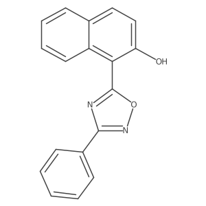 1-(3-Phenyl-1,2,4-oxadiazol-5-yl)naphthalen-2-ol Structure