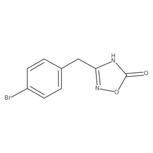 3-[(4-Bromophenyl)methyl]-1,2,4-oxadiazol-5(2h)-one结构式