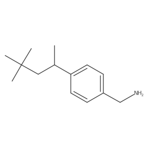 4-(1,3,3-Trimethyl-butyl)-benzylamine Structure