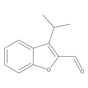 3-Isopropylbenzofuran-2-carbaldehyde结构式