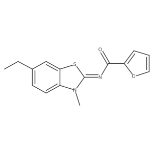 (Z)-N-(6-ethyl-3-methylbenzo[d]thiazol-2(3H)-ylidene)furan-2-carboxamide Structure