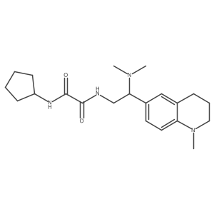 N1-cyclopentyl-N2-(2-(dimethylamino)-2-(1-methyl-1,2,3,4-tetrahydroquinolin-6-yl)ethyl)oxalamide Structure