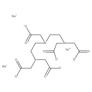 Pentetate disodium ytterbium Structure