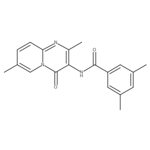 N-(2,7-dimethyl-4-oxo-4H-pyrido[1,2-a]pyrimidin-3-yl)-3,5-dimethylbenzamide结构式
