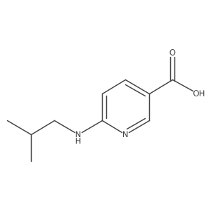 6-(Isobutylamino)nicotinic acid结构式