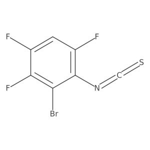 2-Bromo-3,4,6-trifluorophenylisothiocyanate Structure