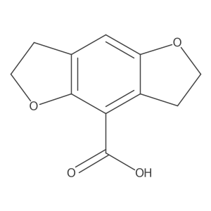 2,3,6,7-Tetrahydro-benzo[1,2-b;4,5-b']difuran-4-carboxylic acid Structure