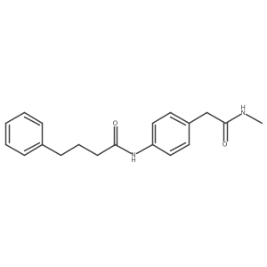 N-{4-[(methylcarbamoyl)methyl]phenyl}-4-phenylbutanamide Structure