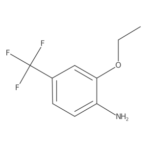 2-Ethoxy-4-(trifluoromethyl)aniline结构式