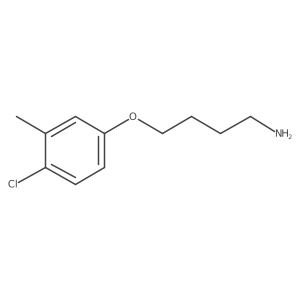 4-(4-Chloro-3-methylphenoxy)-1-butanamine结构式