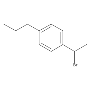 1-(1-Bromoethyl)-4-propylbenzene Structure