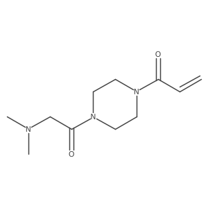 1-{4-[2-(Dimethylamino)acetyl]piperazin-1-yl}prop-2-en-1-one结构式