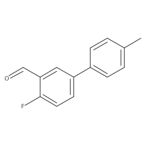 4-Fluoro-4'-methyl-[1,1'-biphenyl]-3-carbaldehyde Structure