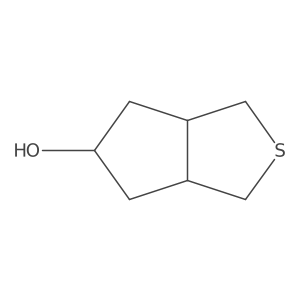 (3aI+/-,5I(2),6aI+/-)-Hexahydro-1H-cyclopenta[c]thiophene-5-ol结构式