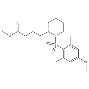 Methyl 1-[(4-methoxy-2,6-dimethylphenyl)sulfonyl]-2-piperidinebutanoate Structure