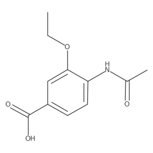 4-Acetamido-3-ethoxybenzoic acid Structure