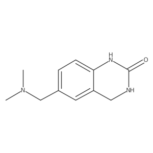 6-[(dimethylamino)methyl]-3,4-dihydro-1H-quinazolin-2-one结构式