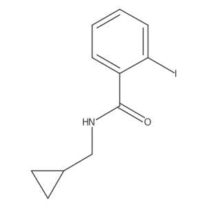 N-(cyclopropylmethyl)-2-iodobenzamide结构式