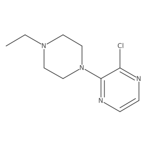 2-Chloro-3-(4-ethylpiperazin-1-yl)pyrazine Structure