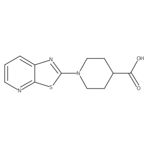 1-[1,3]Thiazolo[5,4-b]pyridin-2-ylpiperidine-4-carboxylic acid Structure