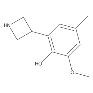 Phenol, 2-(3-azetidinyl)-6-methoxy-4-methyl-结构式