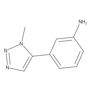 3-(1-Methyl-1H-1,2,3-triazol-5-yl)aniline Structure