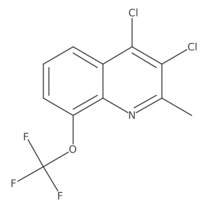 3,4-Dichloro-2-methyl-8-(trifluoromethoxy)quinoline Structure