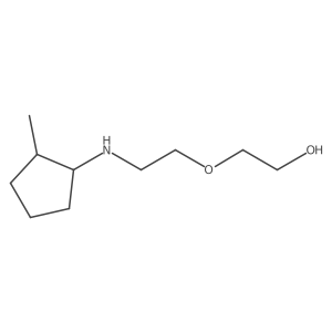 2-{2-[(2-Methylcyclopentyl)amino]ethoxy}ethan-1-ol结构式
