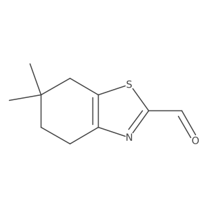 6,6-Dimethyl-4,5,6,7-tetrahydro-1,3-benzothiazole-2-carbaldehyde Structure
